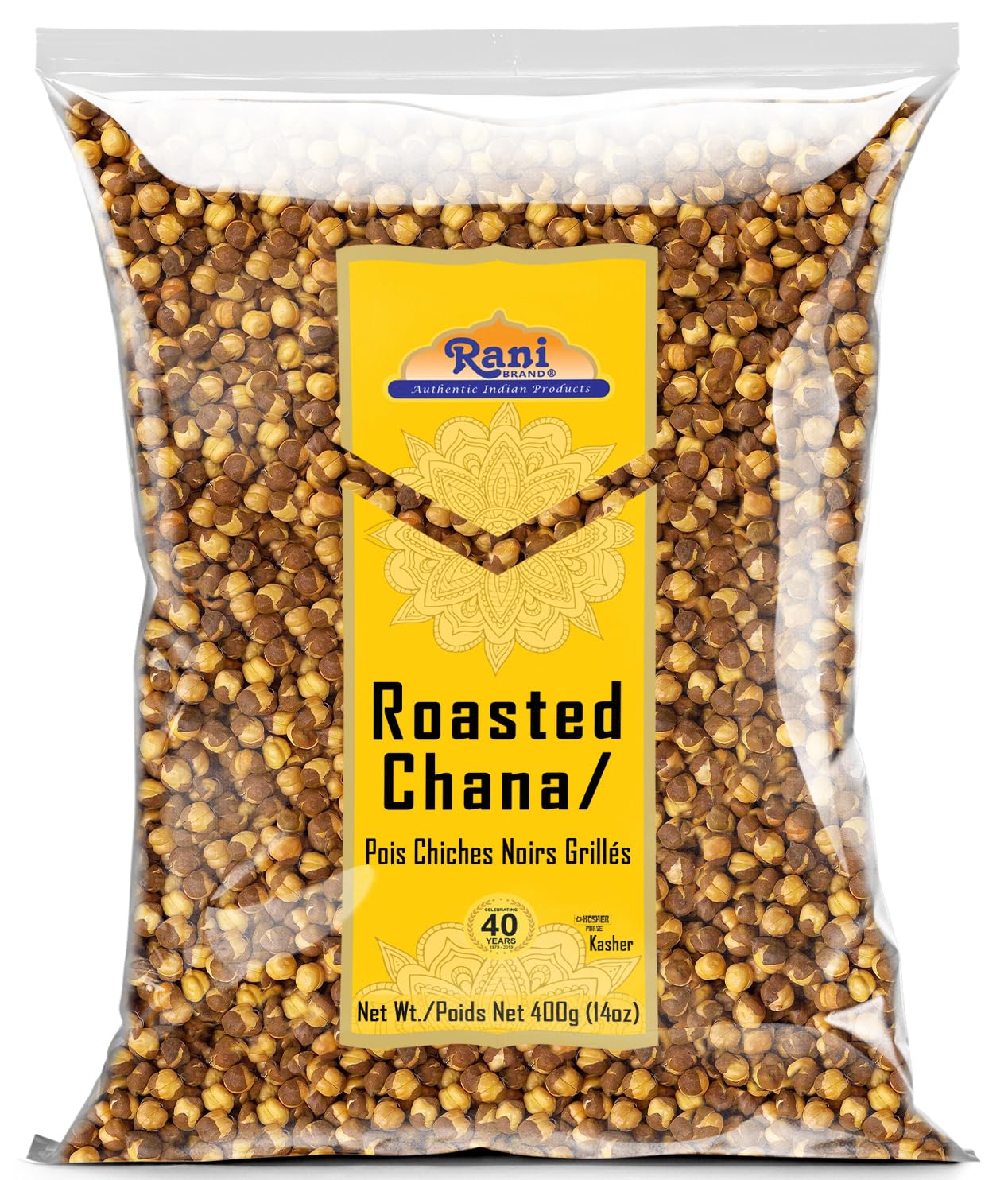 chana♡ Rani Roasted Chana (Chickpeas) Salted Flavor 14oz (400g) ~ All